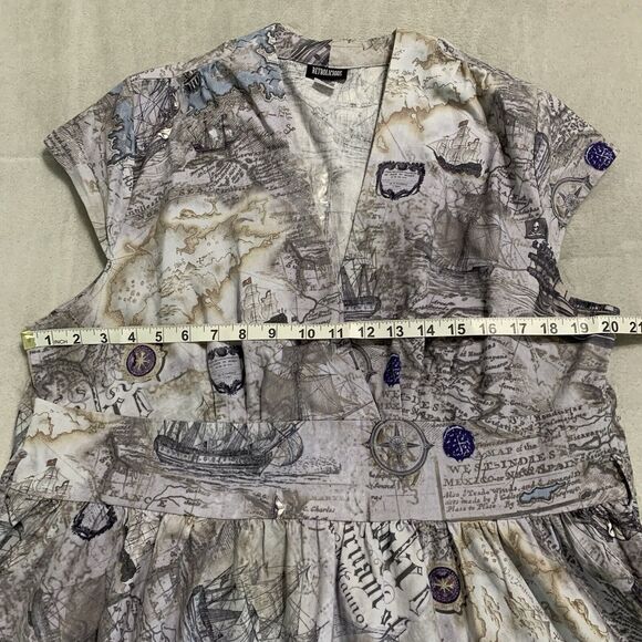 Retrolicious Dress Size 2X Retro Pinup Style - Picture 9 of 10